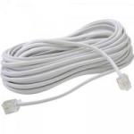 Extensor para Telefone 10mt RJ11 2 Vias Liso CBTL0009 Branco STORM Extensor para Telefone 10mt RJ11 2 Vias Liso CBTL0009 Branco STORM