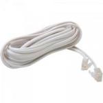 Extensor para Telefone 5mt RJ11 2 Vias Liso CBTL0008 Branco STORM Extensor para Telefone 5mt RJ11 2 Vias Liso CBTL0008 Branco STORM