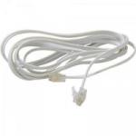Extensor para Telefone 2mt RJ11 2 Vias Liso CBTL0007 Branco STORM Extensor para Telefone 2mt RJ11 2 Vias Liso CBTL0007 Branco STORM
