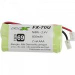 Bateria Universal Para Telefone sem Fio 600mAh 2,4V FX-70U FLEX Bateria Universal Para Telefone sem Fio 600mAh 2,4V FX-70U FLEX