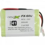 Bateria Universal Para Telefone sem Fio 600mAh 3,6V FX-60U FLEX Bateria Universal Para Telefone sem Fio 600mAh 3,6V FX-60U FLEX