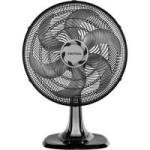 Ventilador de Mesa 40cm com 6 Pás 127V TURBO 6 Preto/Cinza VENTISOL Ventilador de Mesa 40cm com 6 Pás 127V TURBO 6 Preto/Cinza VENTISOL