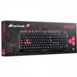 Teclado Gamer Multimídia SPIDER GK-704BK Preto/Vermelho FORTREK Teclado Gamer Multimídia SPIDER GK-704BK Preto/Vermelho FORTREK