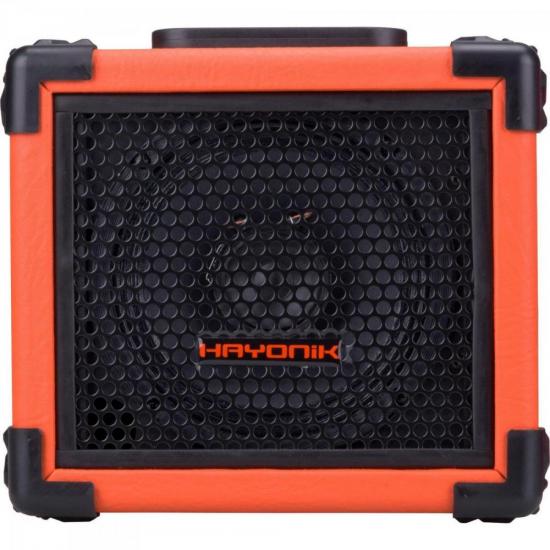 Caixa Multiuso 20W RMS Bateria Interna e USB IRON 80 Laranja HAYONIK Caixa Multiuso 20W RMS Bateria Interna e USB IRON 80 Laranja HAYONIK