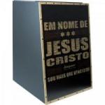 Cajon Eletroacústico Inclinado JESUS CRISTO K2-EQ-011 JAGUAR