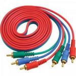 Cabo Vídeo Componente 3RCA Macho x 3RCA Macho CBVC0003 5M STORM