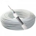 Coaxial RG 59 67% Branco Rolo 100m MEGATRON