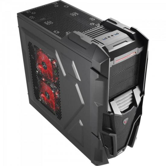Gabinete Gamer Mid Tower MECHATRON EN57011 Preto AEROCOOL Gabinete Gamer Mid Tower MECHATRON EN57011 Preto AEROCOOL