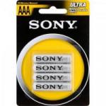 Pilha Zinco Carbono AAA ULTRA HEAVY DUTY R03-NUB4A SONY