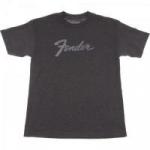 Camiseta AMP LOGO XXG Cinza Chumbo Mescla FENDER