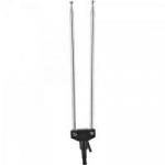 Antena Dupla Sem Base VHF/FM Interna HTUV-101 Preta HYX