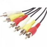 Cabo RCAxRCA 3 Vias 1,50m Niquelado CHIP SCE