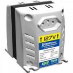 Autotransformador 127/220VAC 750VA SLIM POWER Prata RCG Autotransformador 127/220VAC 750VA SLIM POWER Prata RCG