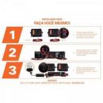 Kit Som Ambiente 200W Musical AMBIENCE 2000 Preto HAYONIK Kit Som Ambiente 200W Musical AMBIENCE 2000 Preto HAYONIK