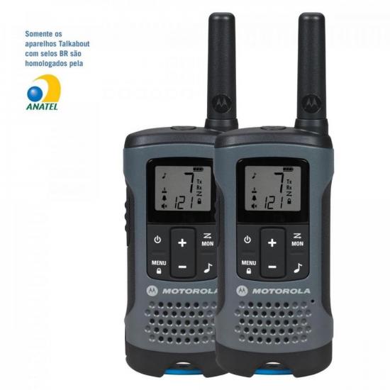 Rádio Comunicador Talkabout 32km T200BR Cinza MOTOROLA Rádio Comunicador Talkabout 32km T200BR Cinza MOTOROLA
