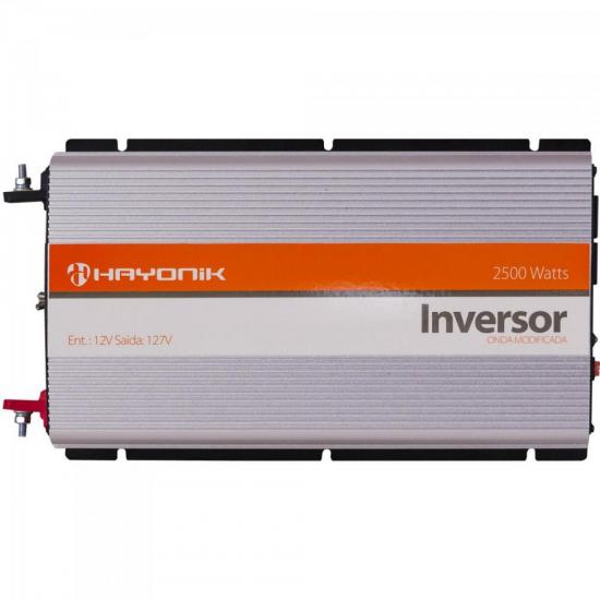 Inversor de Onda Modificada 12VDC/127V USB 2500W HAYONIK Inversor de Onda Modificada 12VDC/127V USB 2500W HAYONIK
