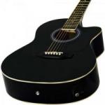 Violão Eletroacústico Aço GE-21 Preto HARMONICS Violão Eletroacústico Aço GE-21 Preto HARMONICS