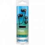 Fone de Ouvido Intra-Auricular com Microfone SHE3705BK/00 Preto PHILIPS Fone de Ouvido Intra-Auricular com Microfone SHE3705BK/00 Preto PHILIPS