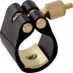 Abraçadeira de Couro Sintético Para Saxofone Tenor com Ressonador BTMA-1 Preta FREE SAX