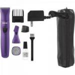 Aparador de Pelos sem Fio Bivolt TOTAL BODY KIT Roxo WAHL Aparador de Pelos sem Fio Bivolt TOTAL BODY KIT Roxo WAHL