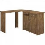 Mesa Para Computador em "L" KIT UNION Nogal MULTIVISÃO Mesa Para Computador em "L" KIT UNION Nogal MULTIVISÃO