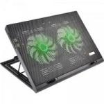 Suporte Para Notebook com 2 Coolers Acoplados AC267 Preto MULTILASER Suporte Para Notebook com 2 Coolers Acoplados AC267 Preto MULTILASER