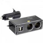 Adaptador Veicular USB + 12V AU905 Preto MULTILASER Adaptador Veicular USB + 12V AU905 Preto MULTILASER