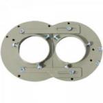Suporte LNBF Carona Duplo C2 B4 Cinza BEDINSAT Suporte LNBF Carona Duplo C2 B4 Cinza BEDINSAT