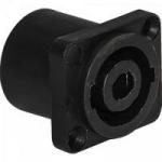 Conector Speakon Fêmea 4 Pólos Painel PGSP0001 Preto STORM