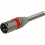 Conector Cannon Macho com Mola PGCN0015 Vermelho STORM