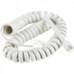 Extensor Para Telefone RJ11 4 Vias Espiral 2m CBTL0020 Branco STORM Extensor Para Telefone RJ11 4 Vias Espiral 2m CBTL0020 Branco STORM
