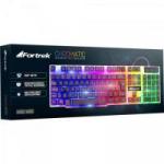 Teclado Gamer Multimídia CHROMATIC GK-710 Preto com LED Colorido FORTREK Teclado Gamer Multimídia CHROMATIC GK-710 Preto com LED Colorido FORTREK