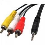 Cabo P2 4C x 3 RCA Macho 1,8m CBRC0015 Preto STORM Cabo P2 4C x 3 RCA Macho 1,8m CBRC0015 Preto STORM