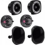 Kit Som Automotivo 120W RMS 8 Ohms 2 DRIVERS + 2 CORNETAS CURTA + 2 SUPER TWEETERS ORION Kit Som Automotivo 120W RMS 8 Ohms 2 DRIVERS + 2 CORNETAS CURTA + 2 SUPER TWEETERS ORION