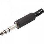 Plug P10 Estéreo com Proteção PGPZ0008 Preto STORM