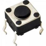 Chave Tactil Switch 4,3mm CHVS0020 Preta STORM