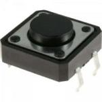 Chave Tactil Switch 5mm 180º CHVS0018 Preta STORM