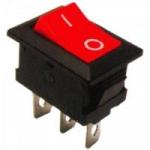 Chave Gangorra 6A/250VAC 3 Terminais ON/OFF CHVS0011 Preta/Vermelha STORM