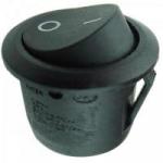 Chave Gangorra Redonda 6A/250VAC 2 Terminais ON/OFF CHVS0009 Preta STORM