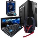 Kit Barebone Gamer Gabinete + Headset + Teclado + Mouse BLACK HAWK FORTREK Kit Barebone Gamer Gabinete + Headset + Teclado + Mouse BLACK HAWK FORTREK