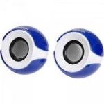 Caixa Multimídia 2.0 5W RMS CS-69 Azul/Branca EXBOM Caixa Multimídia 2.0 5W RMS CS-69 Azul/Branca EXBOM