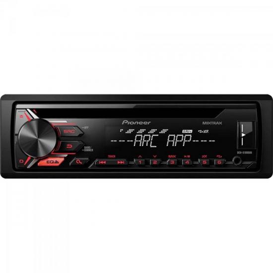 Auto Rádio CD/USB/AM/FM DEH-X1980UB Preto PIONEER Auto Rádio CD/USB/AM/FM DEH-X1980UB Preto PIONEER