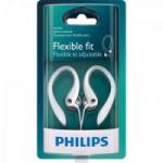 Fone de Ouvido Esportivo Gancho de Orelha SHS3300WT/10 Branco PHILIPS Fone de Ouvido Esportivo Gancho de Orelha SHS3300WT/10 Branco PHILIPS