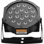 Refletor 18 LEDs 7 Canais DMX512 PAR LED Preto HAYONIK