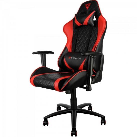 Cadeira Gamer Profissional TGC15 Preta c/ Vermelho THUNDERX3 Cadeira Gamer Profissional TGC15 Preta c/ Vermelho THUNDERX3