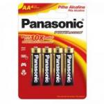 Pilha Alcalina AA 1,5V LR6XAB/4B192 PANASONIC