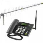 Kit Telefone Celular Fixo PROKD-6000 Preto PROELETRONIC Kit Telefone Celular Fixo PROKD-6000 Preto PROELETRONIC
