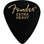 Palheta Tradicional 351 EXTRA GROSSA Preta FENDER