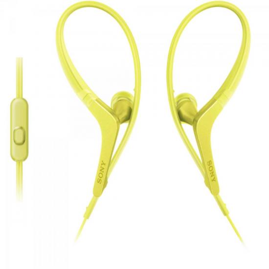 Fone de Ouvido Intra-Auricular com Microfone MDR-AS410AP/Y Amarelo SONY Fone de Ouvido Intra-Auricular com Microfone MDR-AS410AP/Y Amarelo SONY