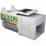 Conector RJ45 Fêmea CAT6 T568A/B Branco SOHOPLUS Conector RJ45 Fêmea CAT6 T568A/B Branco SOHOPLUS